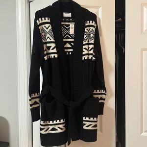 Tie-waist cardigan